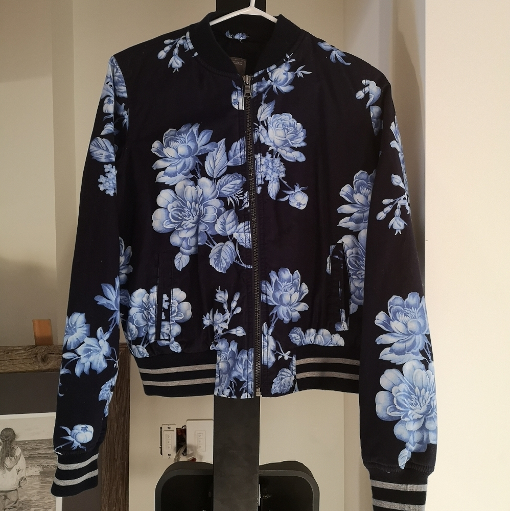 Gap Floral Bomber Jacket